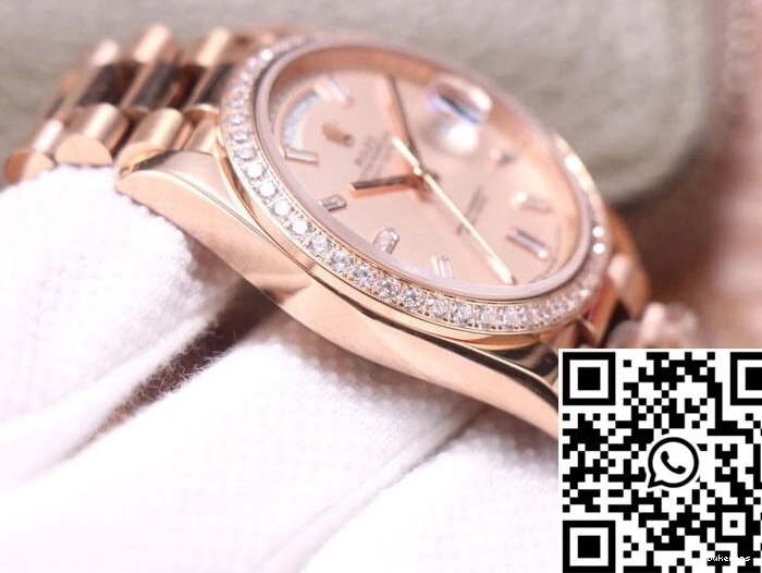 Factory Dial Diamond M228345RBR-0007 Day-Date EW Rolex Sundust 0504